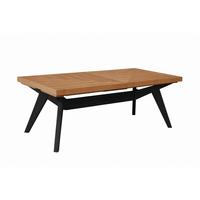 ESSTISCH VERSO Ausziehbar 200 - 300 / 110 x 76 cm - Eichefarben/Schwarz, Holz (200/110/76cm) - MASSENO