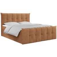 BOXBETT PREMIUM 11 140/200 Orange Struktur - H3 - Orange, Holz/Textil (140/200cm) - MKS