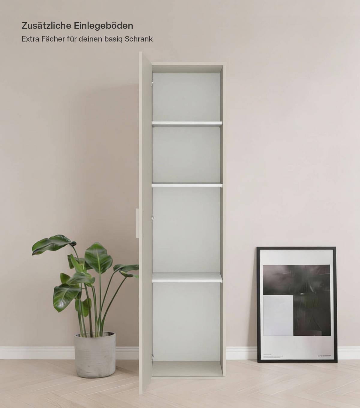 MEHRZWECKSCHRANK Der Kompakte - Beige, Holzwerkstoff (42/180/34cm) - Mokebo