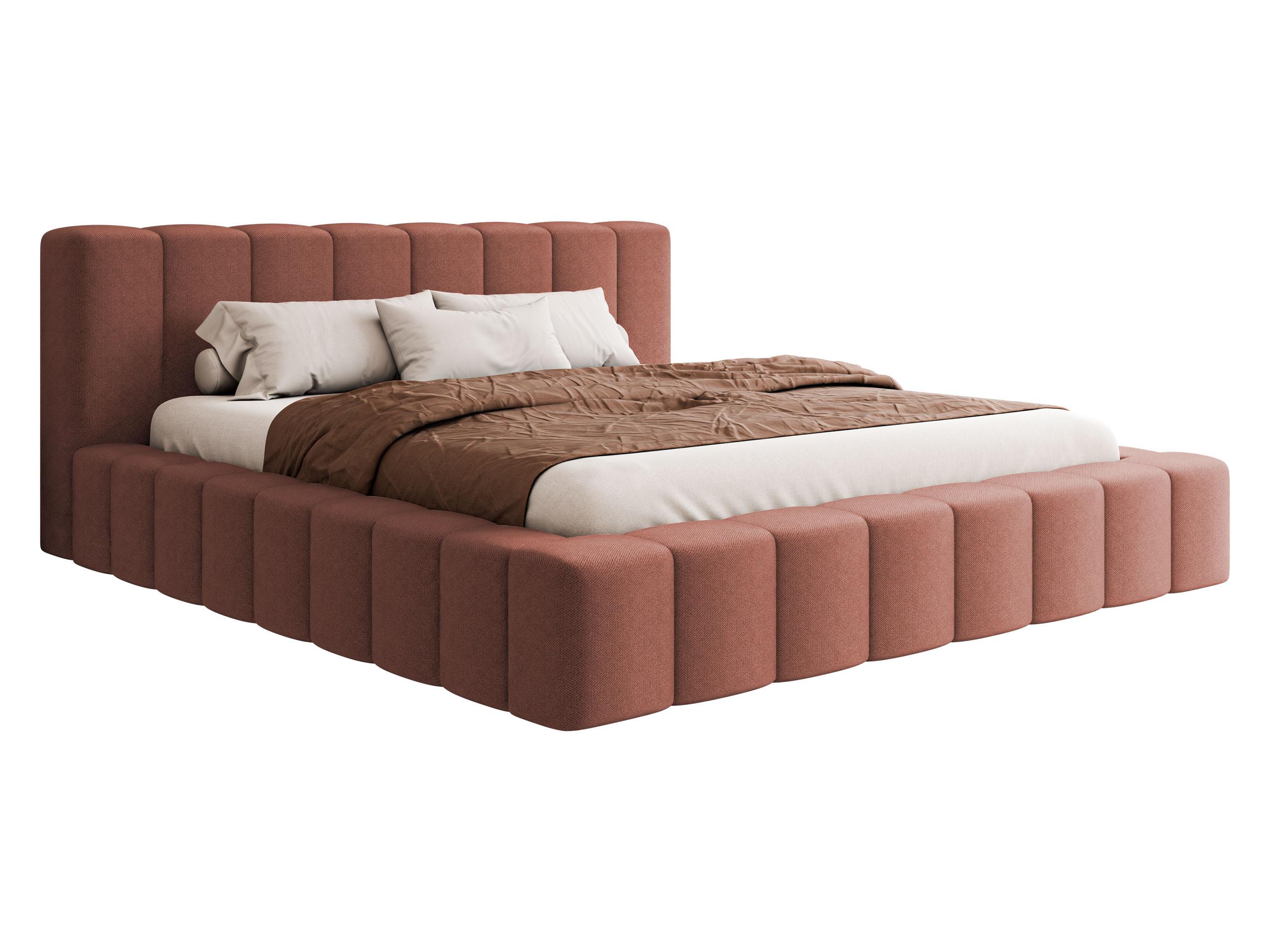 POLSTERBETT Makira - Rosa, Holz/Holzwerkstoff (200/200cm) - MIRJAN24