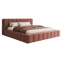 POLSTERBETT Makira - Rosa, Holz/Holzwerkstoff (120/200cm) - MIRJAN24