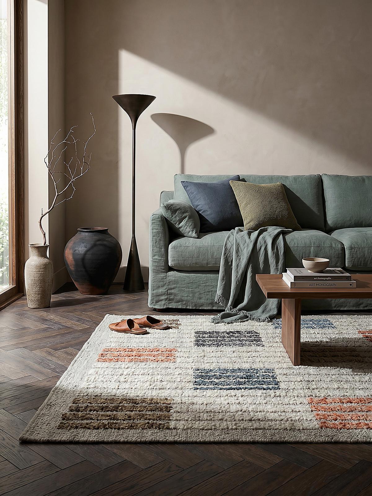 WOLLTEPPICH ALDER, geometrisch, Bunt, 140 x 200 cm - Multicolor, Textil (200/140cm) - KADIMA DESIGN