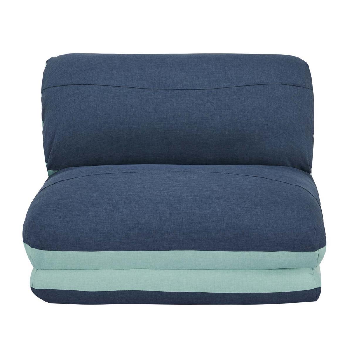 SCHLAFSESSEL Hellblau, Blau - Blau/Hellblau, Textil (75/60/75cm) - MCW