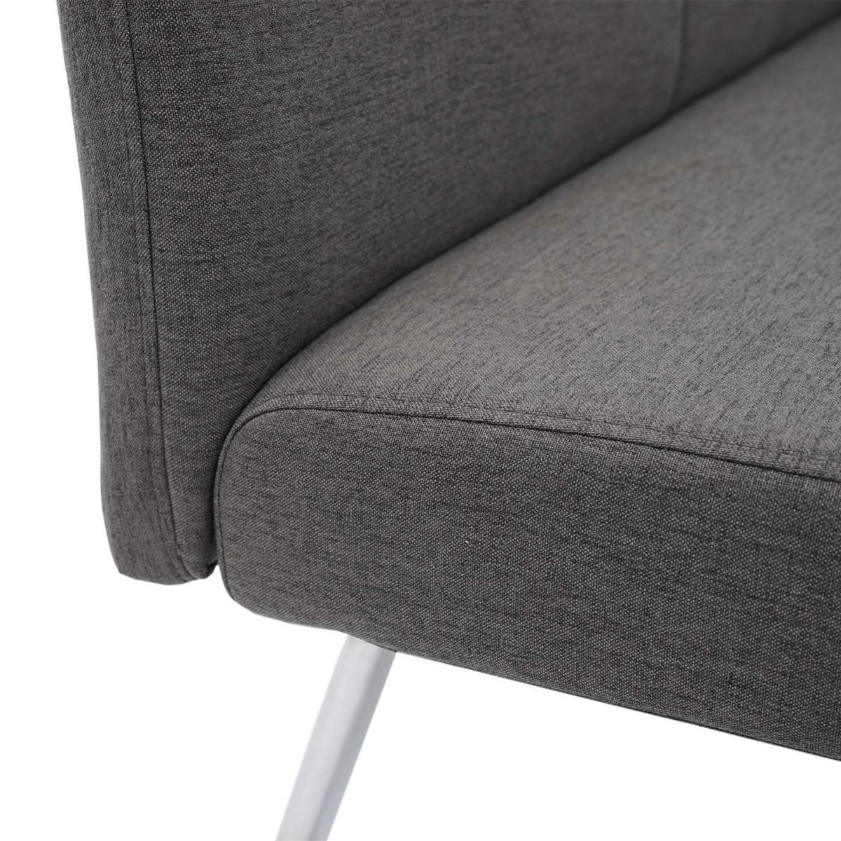 SITZBANK Grau - Graubraun/Grau, Textil (160/99/68cm) - MCW