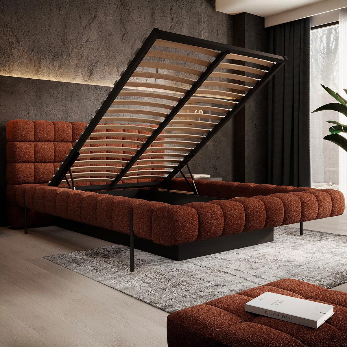 BOXBETT 160/200 Ezio Ziegel - Terracotta, Holz (160/200cm) - Petits-meubles