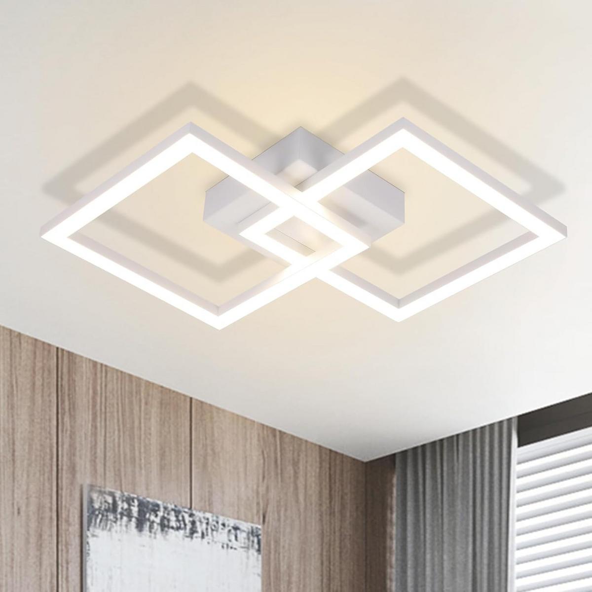 LED-DECKENLEUCHTE Lichtvahn 6/47/29.5 cm - Weiß, Metall (29.5/6/47cm) - ZMH