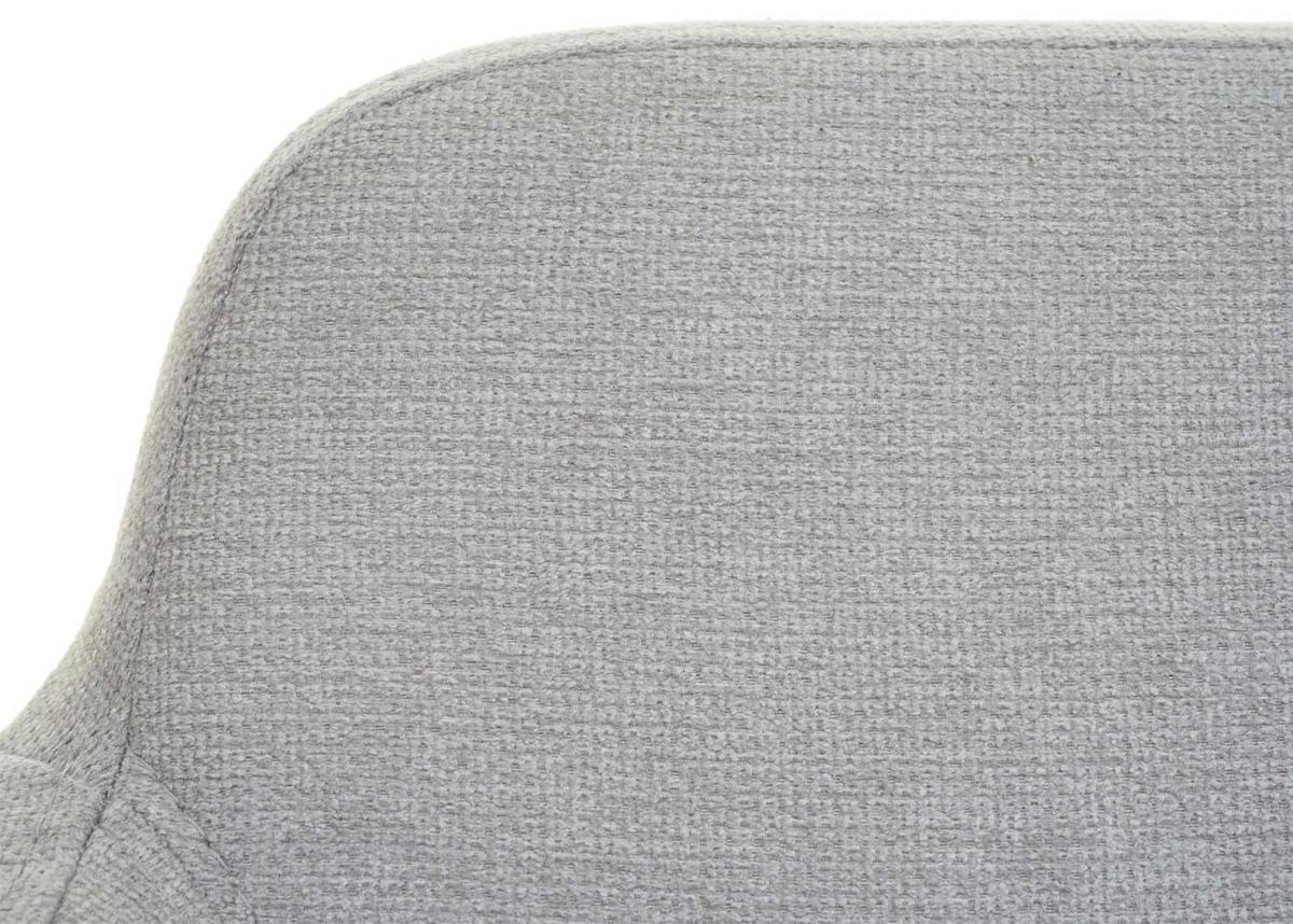 SITZBANK Grau, Schwarz - Schwarz/Grau, Textil (133/77/56cm) - MCW