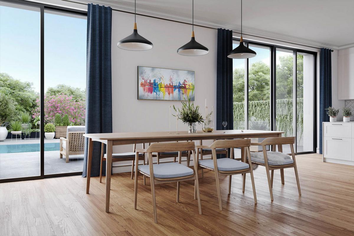 ÖLGEMÄLDE 120/60 cm - Grau, Holz/Textil (120/60cm) - KUNSTLOFT