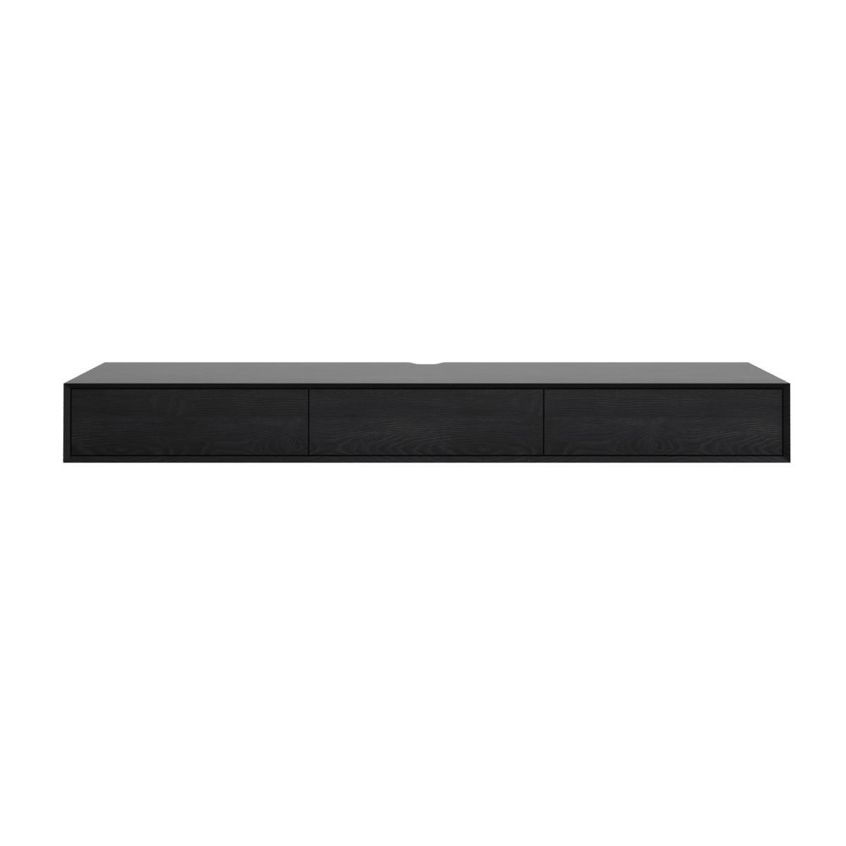 TV-MÖBEL mit 2 Abattants 43/200/22 cm - Eichefarben, Holzwerkstoff (43/22/46.5cm) - Calicosy