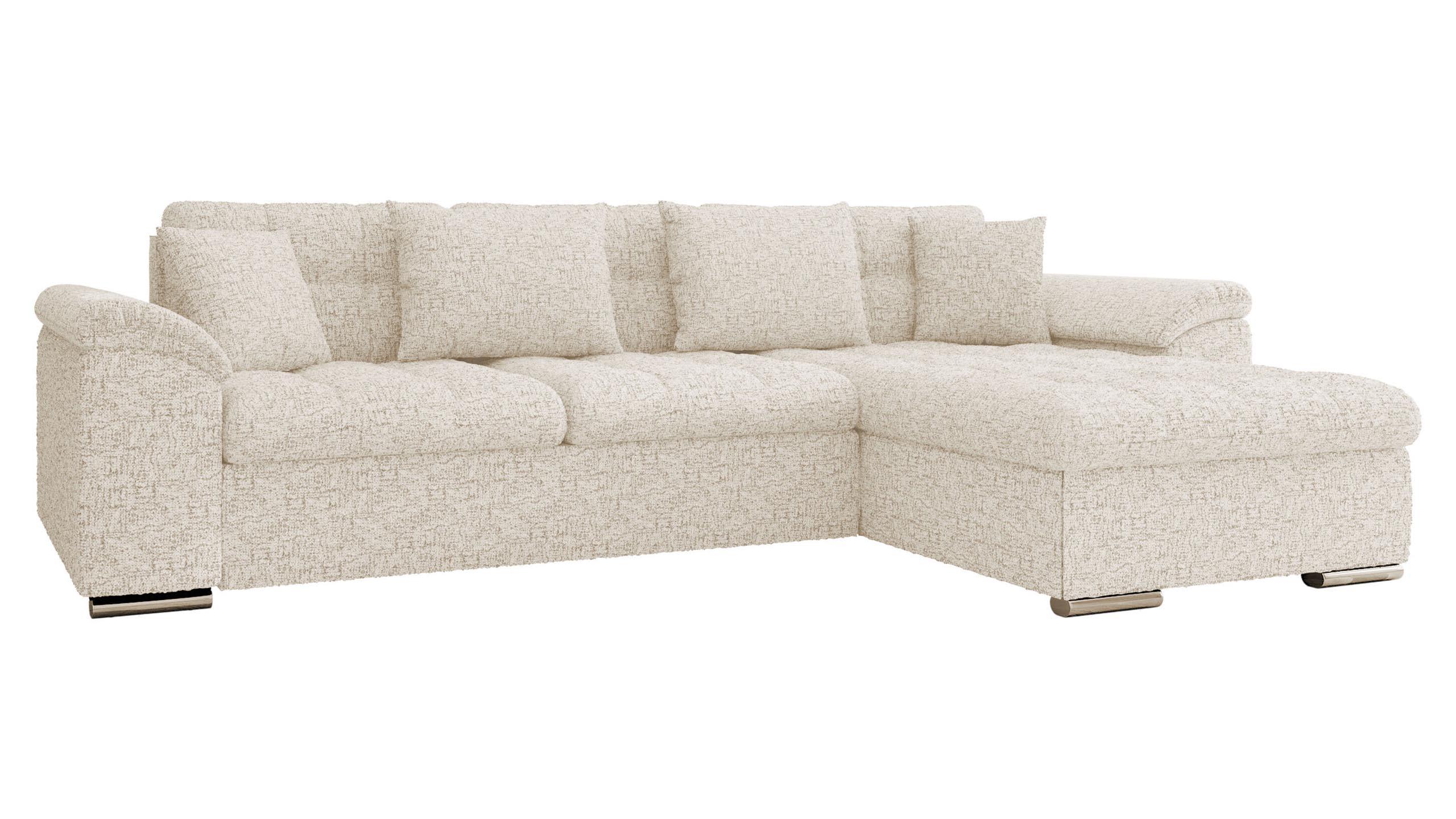 ECKSOFA Diana, Seite: Rechts - Sandfarben, Holz/Textil (280/160cm) - MIRJAN24