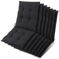 NIEDERLEHNER Sun-NL 105x50x8cm Anthrazit (7tlg) - Anthrazit, Textil (50/100cm) - Beautissu 
