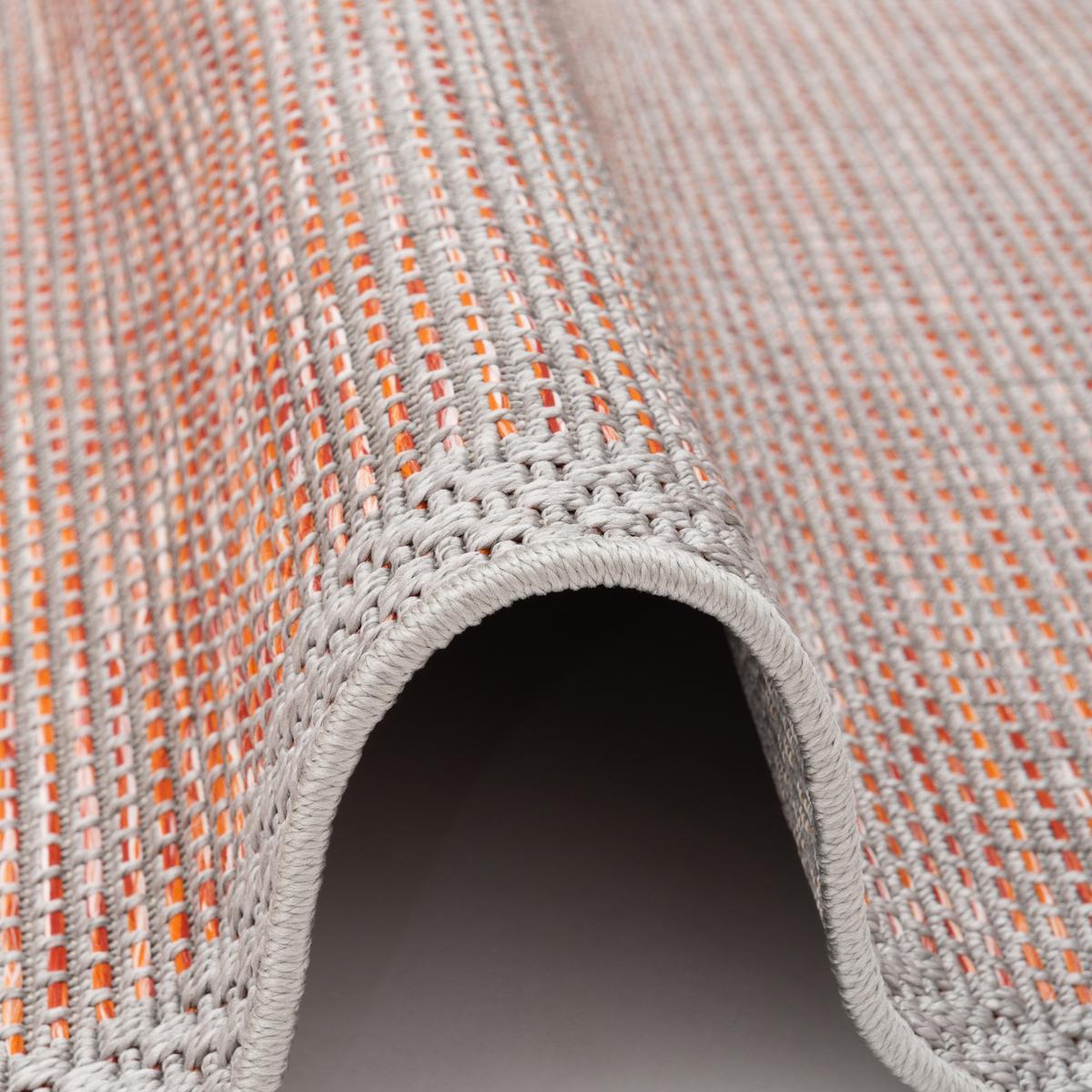 IN & OUTDOOR TEPPICH FLACHGEWEBE OTTAWA MIX - Orange, Textil (80/150cm) - Pergamon