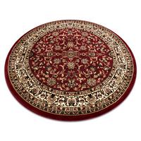 TEPPICH Royal 120 cm - Rot, Textil (120/120cm) - rugsX