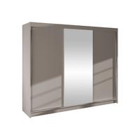 SCHWEBETÜRENSCHRANK Derby I - Kaschmir, Holzwerkstoff/Metall (200/215/58cm) - MIRJAN24