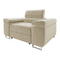 SESSEL Torezio - Beige, Holz/Textil (134/90/102cm) - MIRJAN24