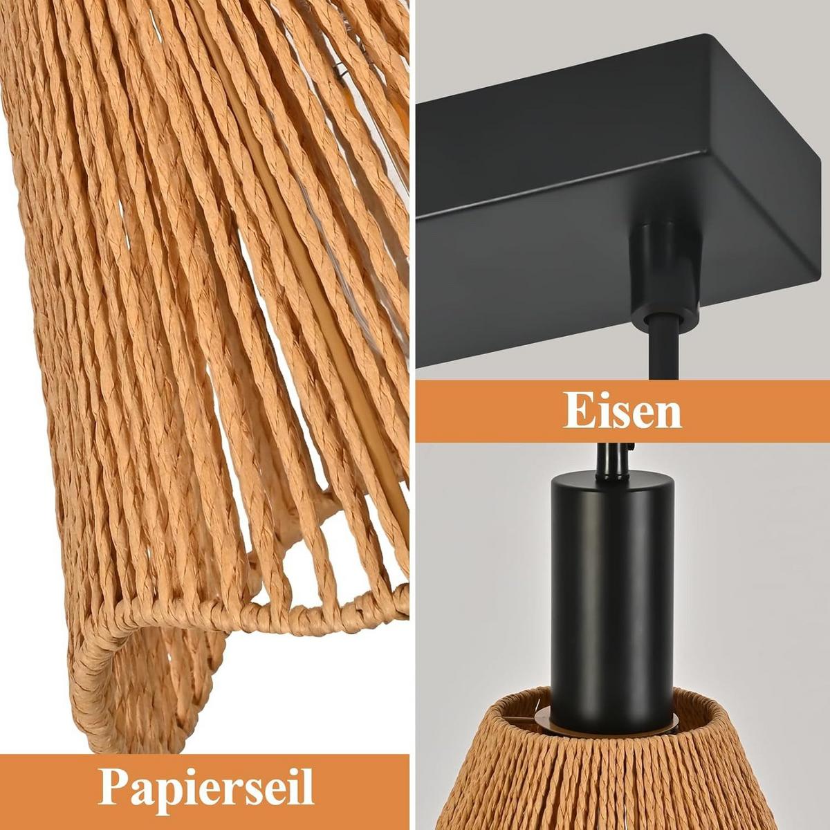 PENDELLEUCHTE ASCHAFFENBURG Ⅲ 74/56/120 cm - Schwarz, Metall (74/56/120cm) - Nettlife