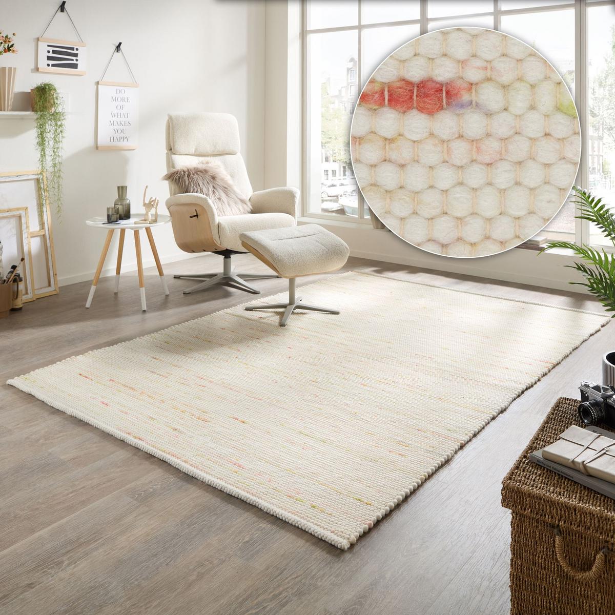 HANDWEBTEPPICH Atlas 190x250 cm - Multicolor, Textil (190/250cm) - Rug and Roll