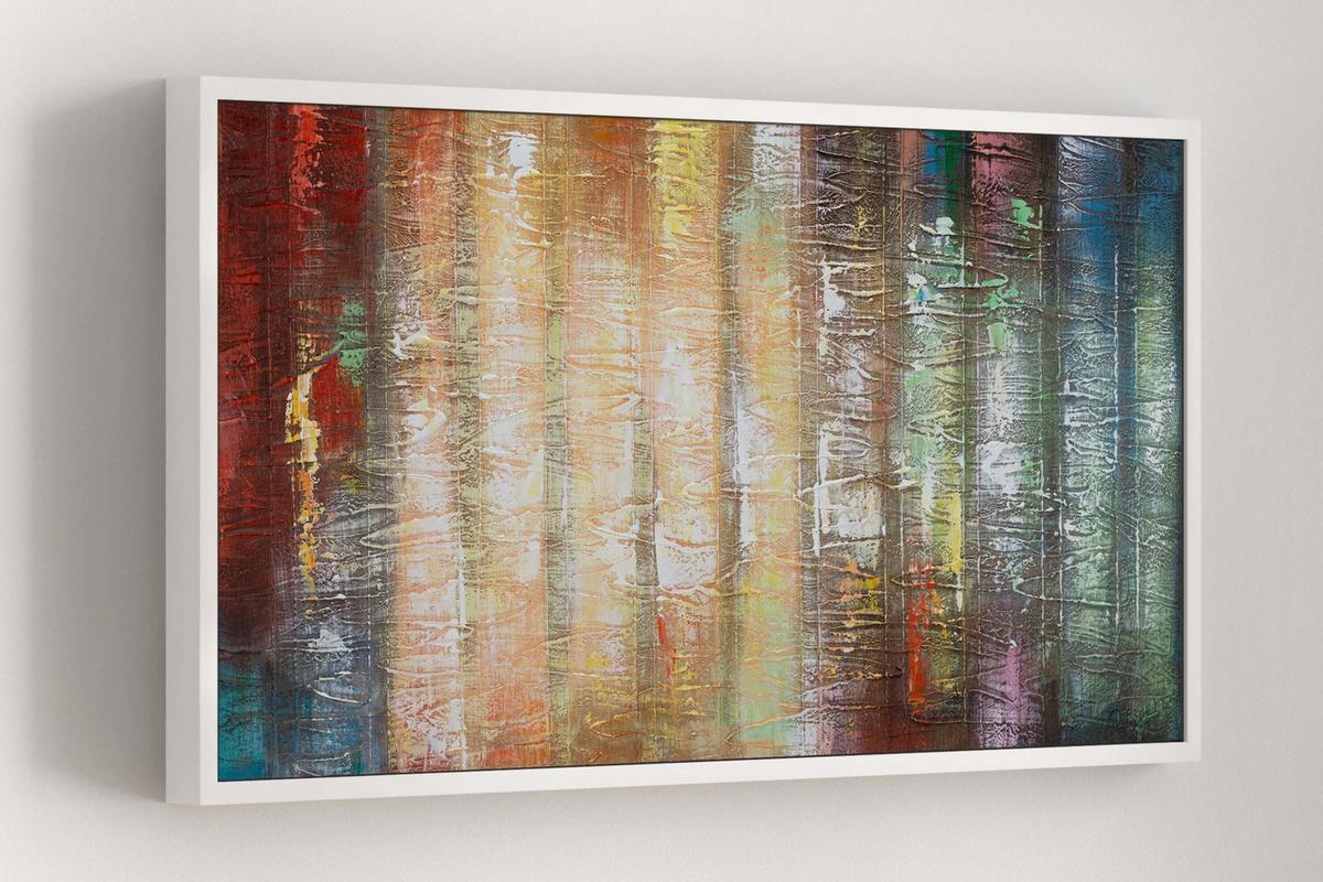 ÖLGEMÄLDE 120/60 cm - Multicolor, Holz/Textil (120/60cm) - KUNSTLOFT