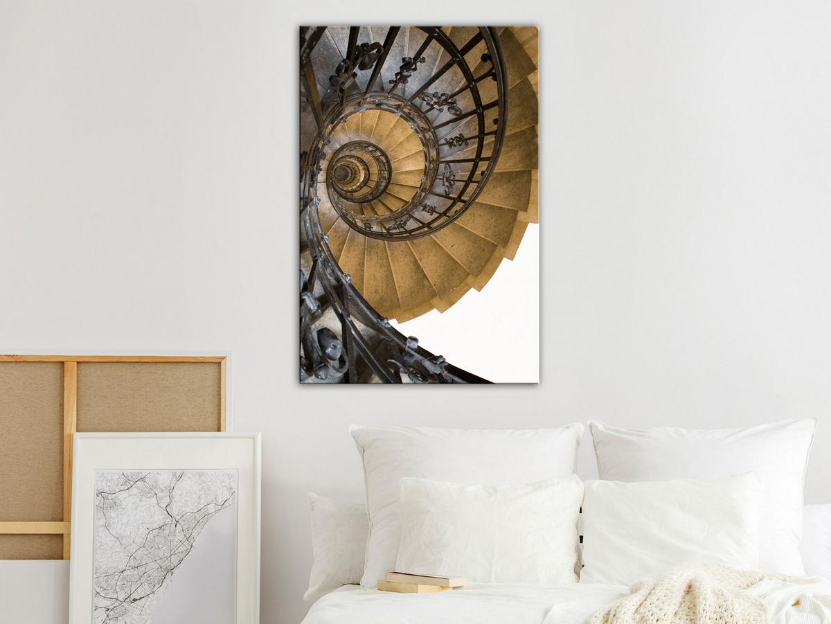 KUNSTDRUCK Braun 40/60 cm - Braun/Grau, Textil (40/60cm) - KUNSTLOFT