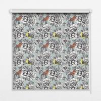 INNENROLLO - Fensterrollo - Rollo - 150x140 cm - Blumen - Weiß, Kunststoff (150/140/0.5cm) - TULUP