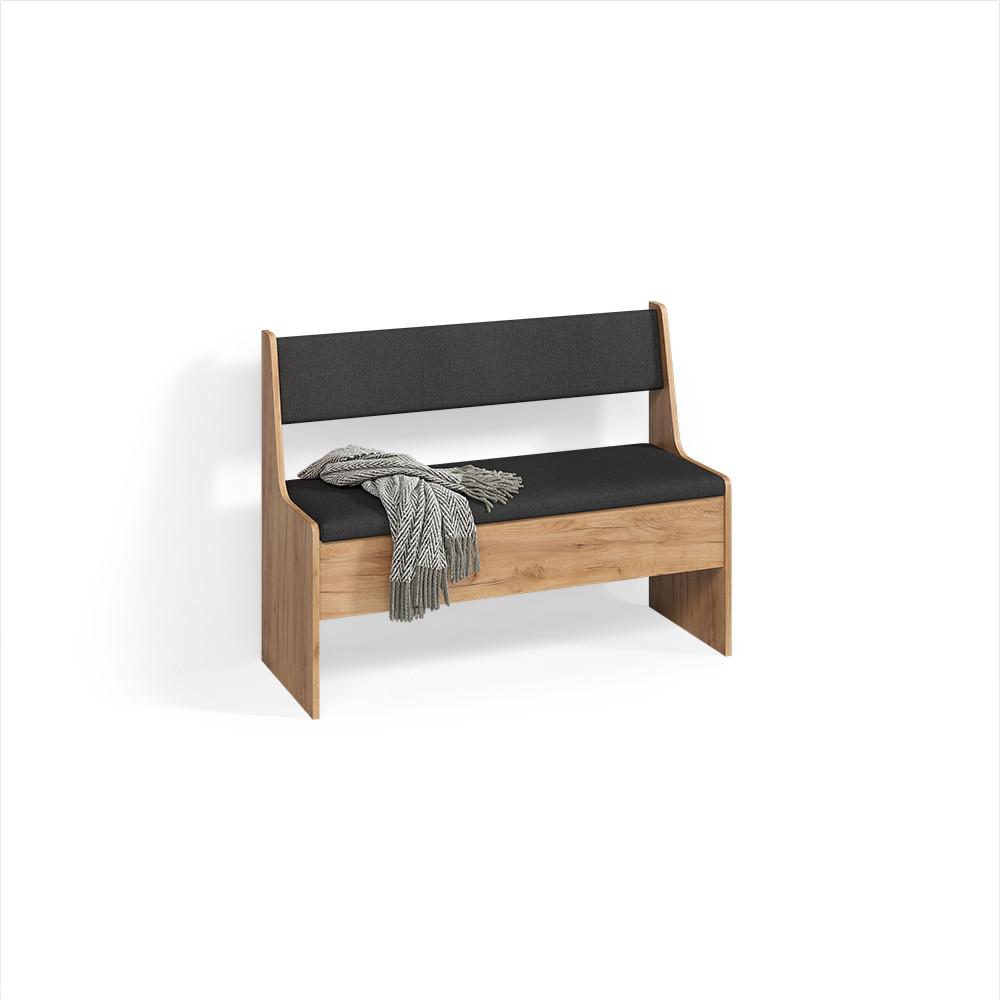 ESSZIMMER-BANK Tiberio Sandeiche 41.5 x 106.6 cm - Sonoma Eiche, Holzwerkstoff (41.5/80/106.6cm) - Livinity®