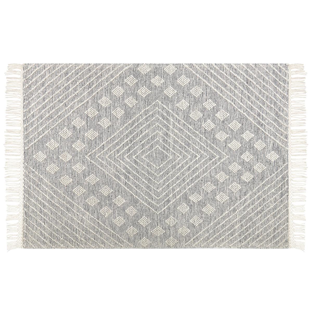VINTAGE-TEPPICH Savur 230/160 cm - Weiß, Textil (160/230cm) - Beliani