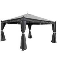 PERGOLA CALPE I Grau - Grau, Metall (400/290/400cm) - MCW