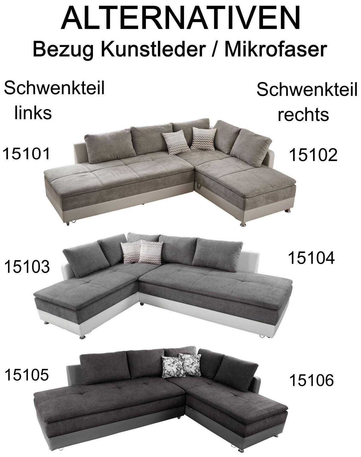 ECKSOFA-DAUERSCHLÄFER Doppelbett Boxspring Federkern Topper, seitenverkehrt montierbar B306/T223/H95 cm, Cord Braun Taupe / 15162 - Schwarz/Braun, Kunststoff/Textil (306/223cm) - luma-home