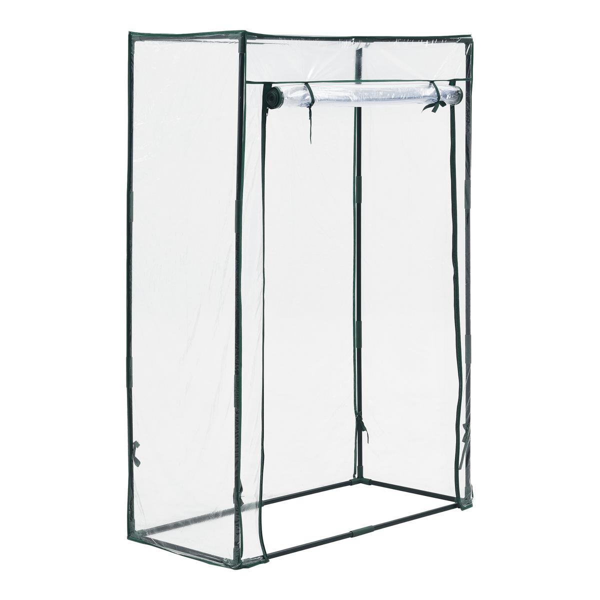 GEWÄCHSHAUS Terzigno - Transparent, Kunststoff (100/150/50cm) - [en.casa]