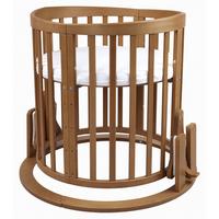 BABY Wiege-Schaukel - Braun, Holz - waldin