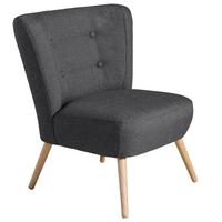 SESSEL Kassi Bezug Flachgewebe Buche natur / graphit - Grau, Kunststoff (69/80/68cm) - 58aufmkessel