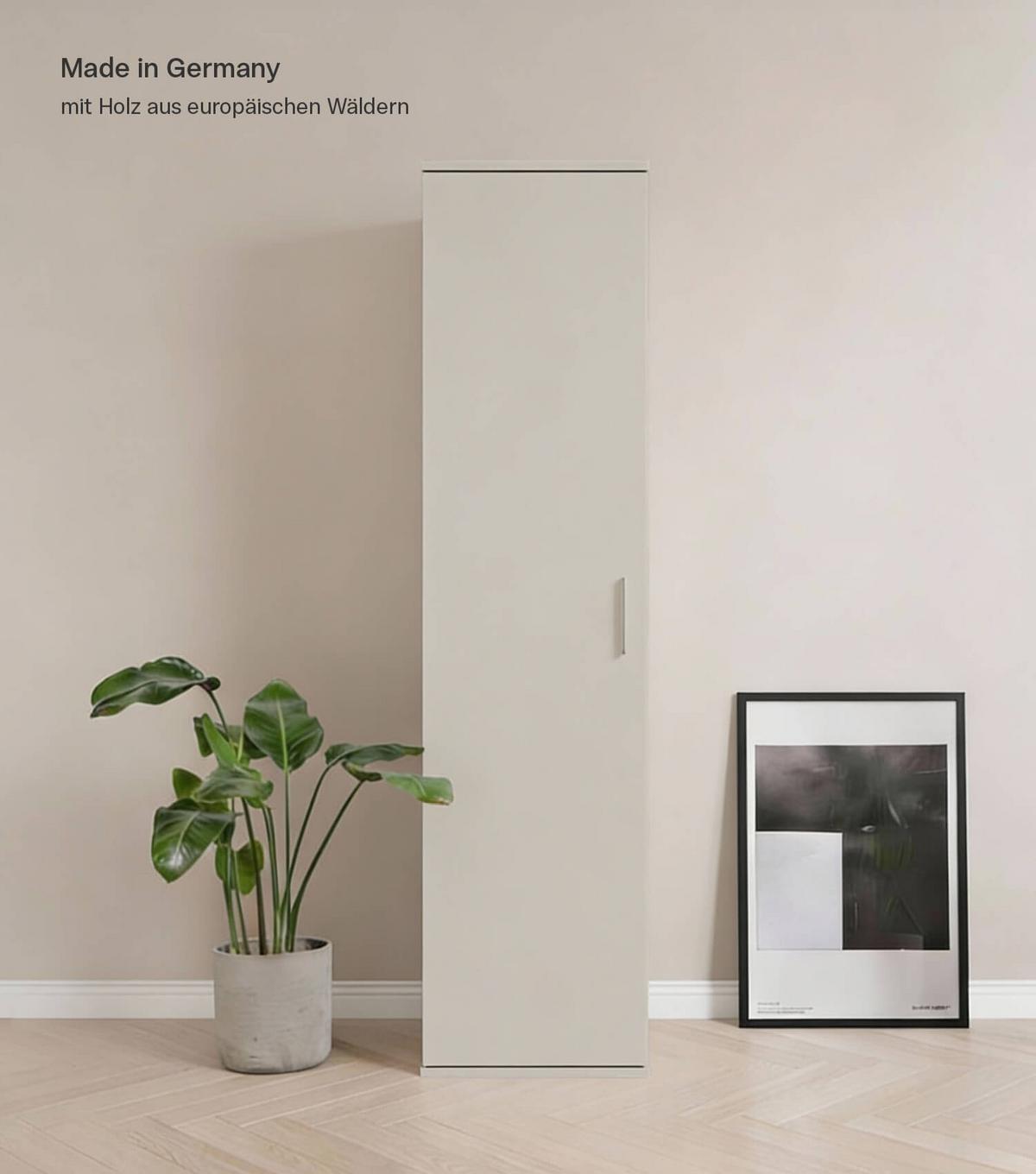 MEHRZWECKSCHRANK Der Kompakte - Beige, Holzwerkstoff (42/180/34cm) - Mokebo