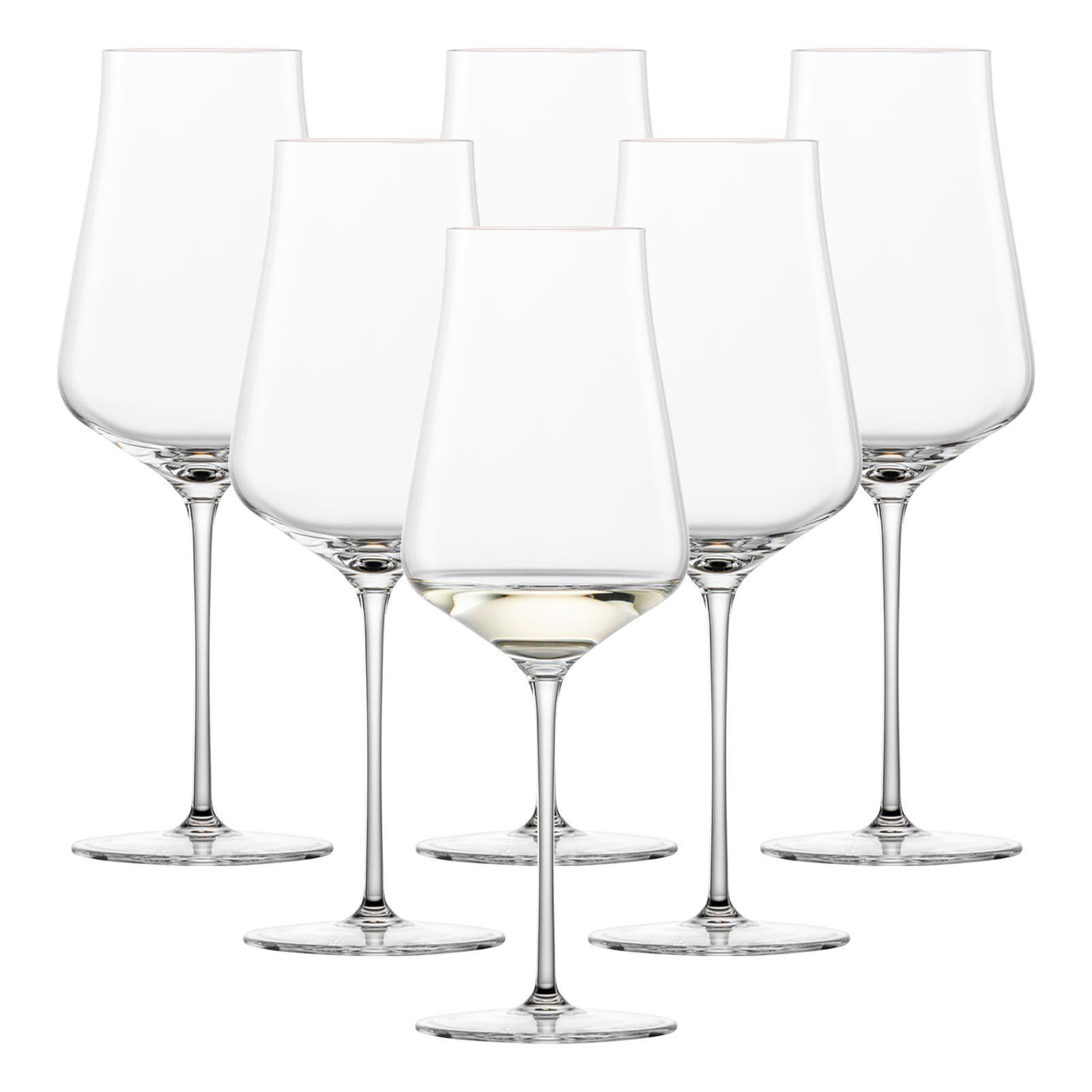 WEISSWEINGLÄSER Duo transparent 381 ml 6er Set - Transparent, Glas (0.381L) - Zwiesel Glas