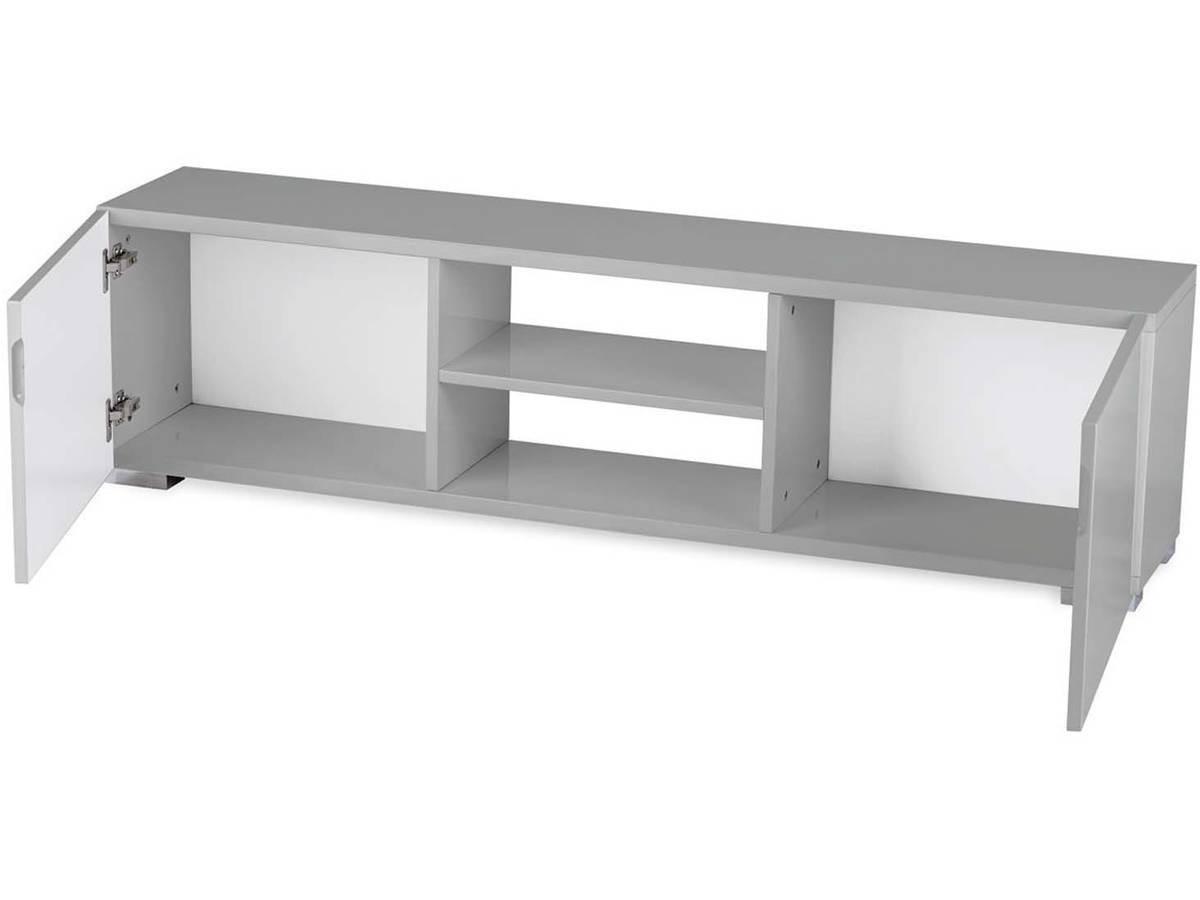 TV-MÖBEL frida Grau - Hellgrau, Holzwerkstoff (31/43/155cm) - Habitat Garten