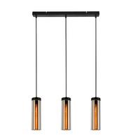 HÄNGELEUCHTE Kessm 46/10/150 cm - Schwarz, Glas/Metall (46/10/150cm) - ZMH