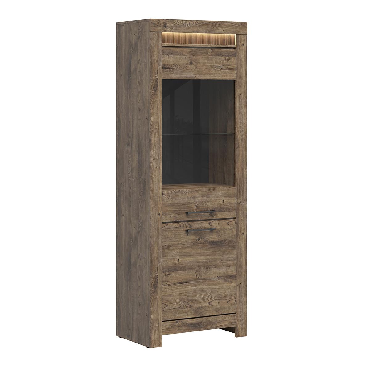 VITRINE Amaury Holz - Braun, Holzwerkstoff (70/200/45cm) - Petits-meubles
