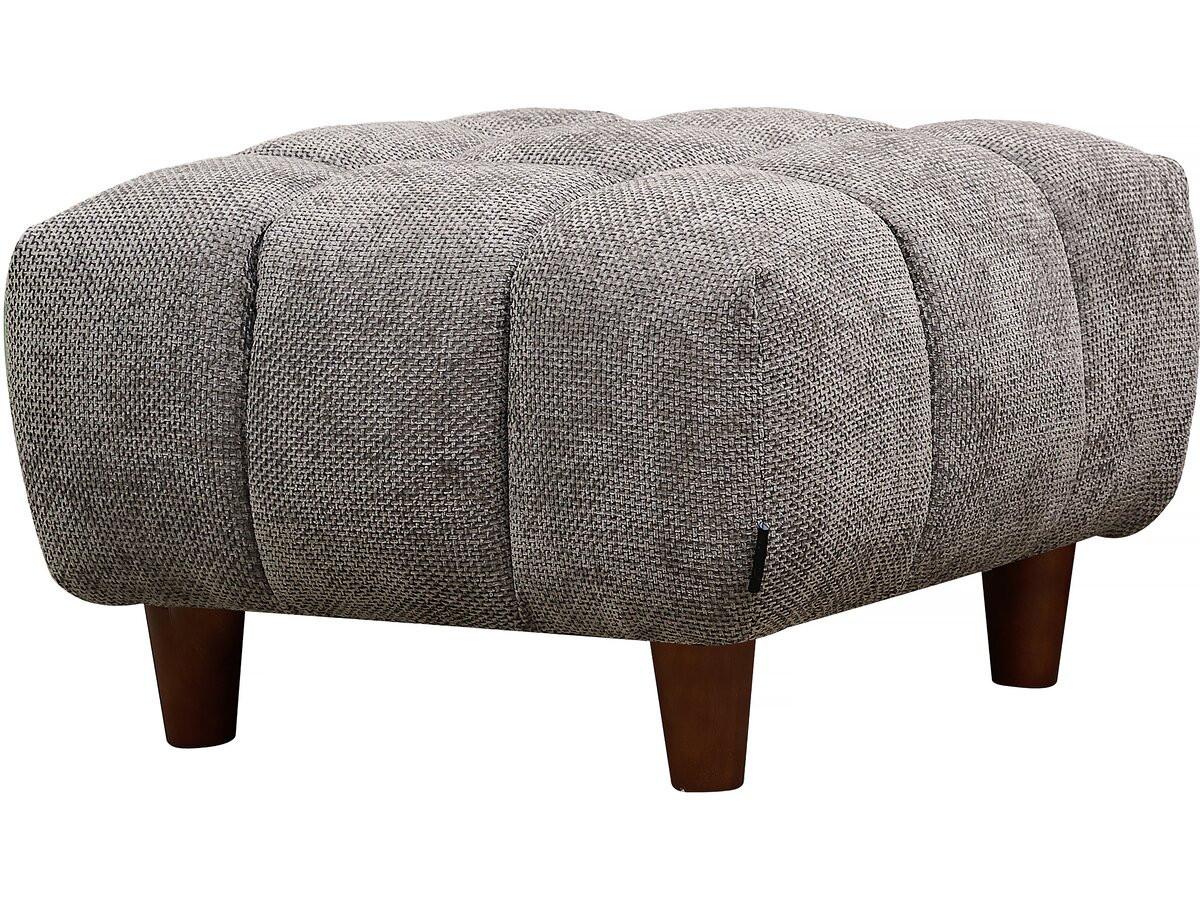 HOCKER matignon Grau - Grau, Textil (70/46/70cm) - Habitat Garten