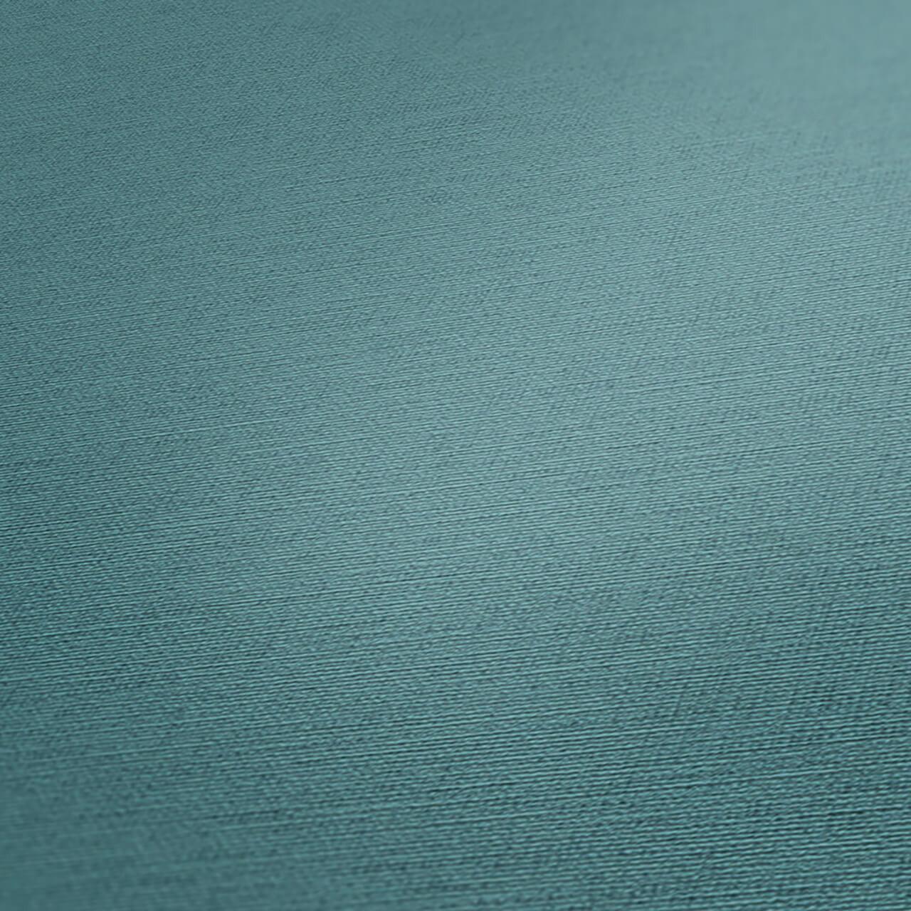 VLIESTAPETE Blau 53/1005 cm - Türkis, Textil (53/1cm) - KUNSTLOFT