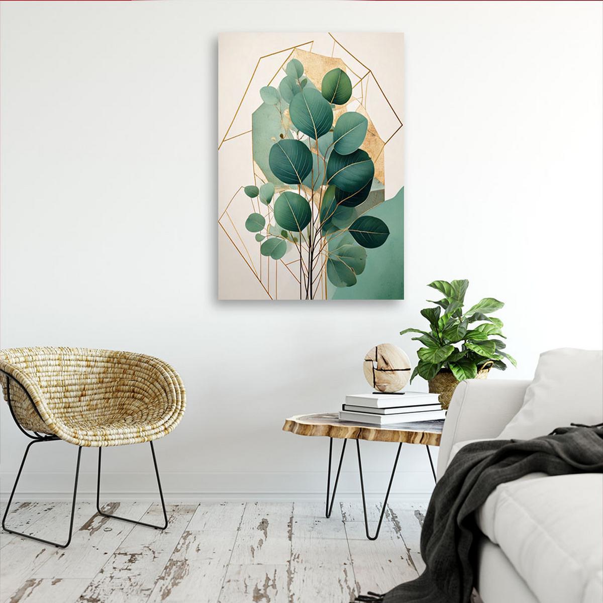 LEINWANDBILD Natur und Botanik 30x45cm - Grün, Textil (30/45cm) - Feeby