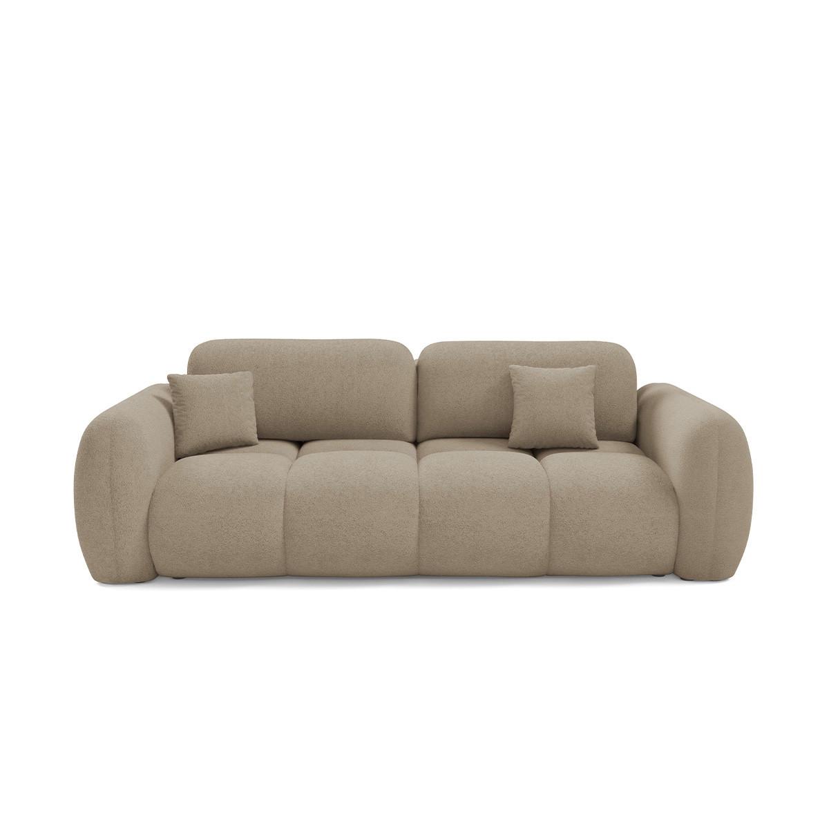 SOFA Livio 3 Sitzplätze Beige - Beige, Holz (270/95/121cm) - Petits-meubles