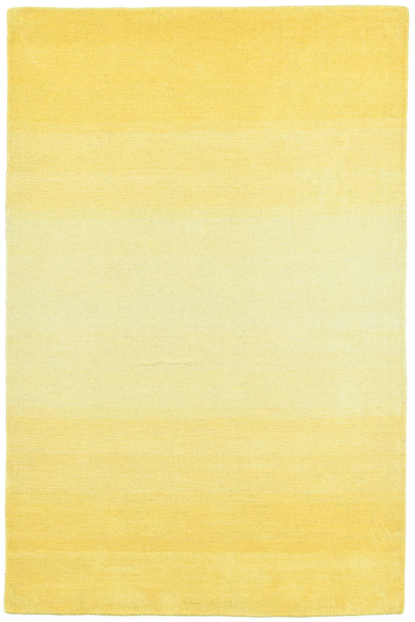 TUFTTEPPICH Wool Comfort 140x200 cm - Gelb, Textil (140/200cm) - THEKO