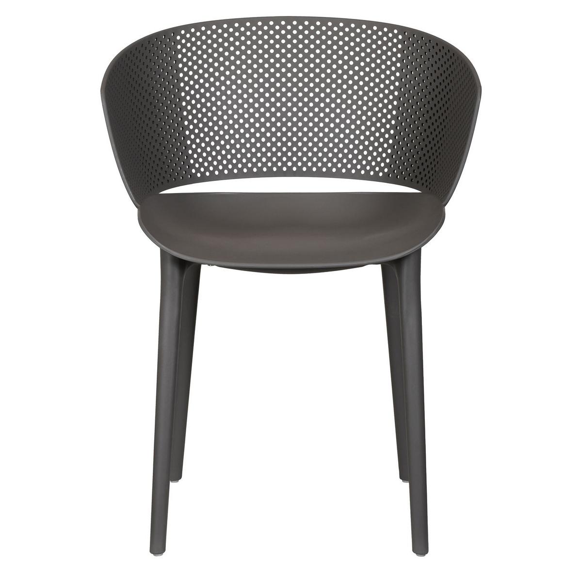 GARTENSTÜHLE OLINDO 4er-Set grau - Grau, Textil (43/81/47cm) - IDIMEX