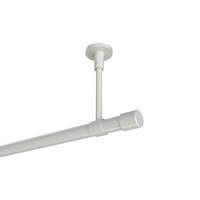 GARDINENSTANGE Sonette Santo 160 cm, 1-läufig, 20 mm Ø Weiß - Weiß, Metall (160cm) - INTERDECO