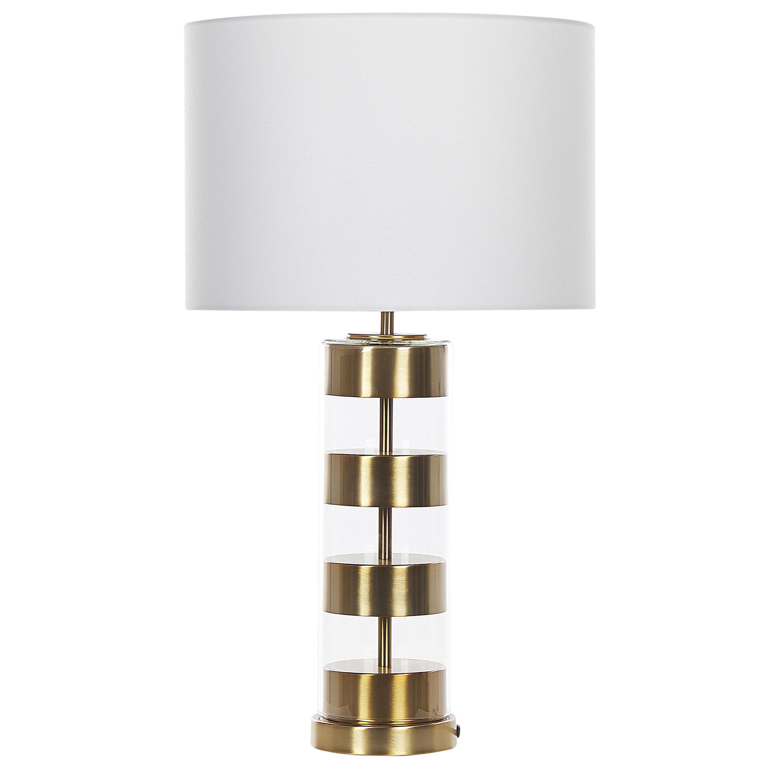 TISCHLAMPE Beatton 36/36/63 cm - Goldfarben, Metall (36/36/63cm) - Beliani