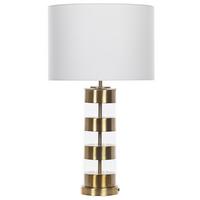 TISCHLAMPE Beatton 36/36/63 cm - Goldfarben, Metall (36/36/63cm) - Beliani