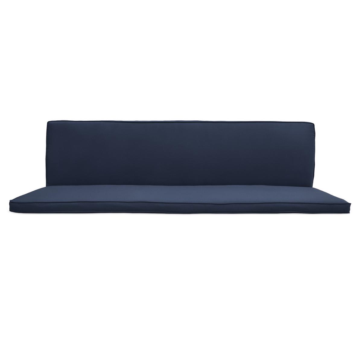 AUFLAGE für Hollywoodschaukel Loft HS - Dunkelgrau, Textil (50/6/180cm) - Beautissu 