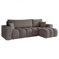 ECKSOFA OFI mit Schlaffunktion und Bettkasten Dunkelgrau - Dunkelgrau, Holzwerkstoff/Kunststoff (248/145cm) - Idohome