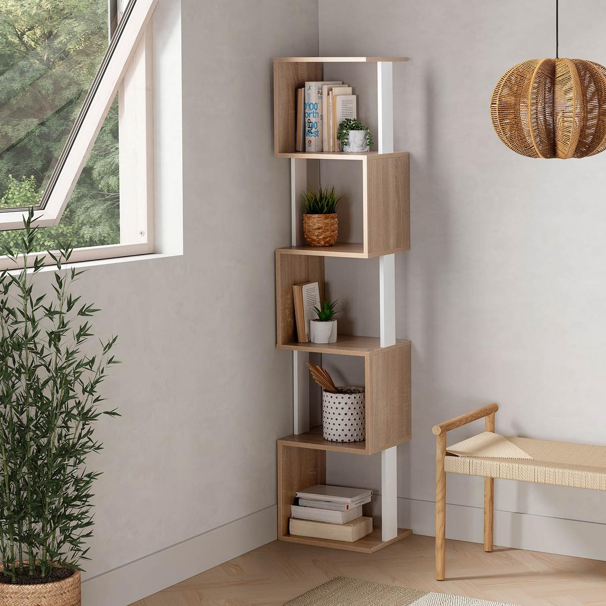 REGAL Maldivas 5 fächern Eichen - Honigeiche, Holzwerkstoff (35/161/30cm) - VS Venta-stock