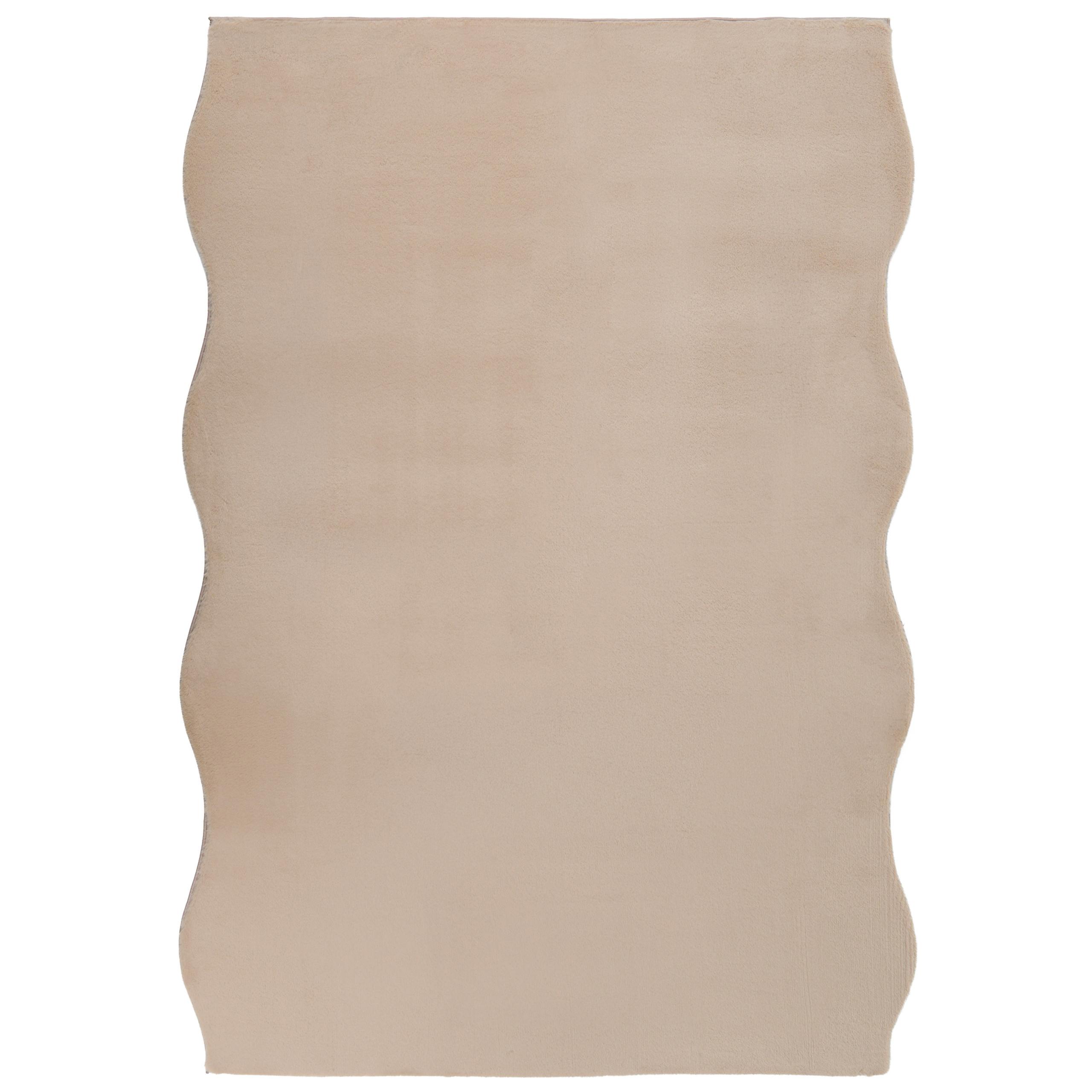 TEPPICH Beige 160/230 cm Dawa - Beige, Kunststoff (160/230cm) - Beliani