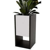 BLUMENKASTEN - Weiß, Holzwerkstoff (23/45/23cm) - RAUMHIRSCH FURNITURE